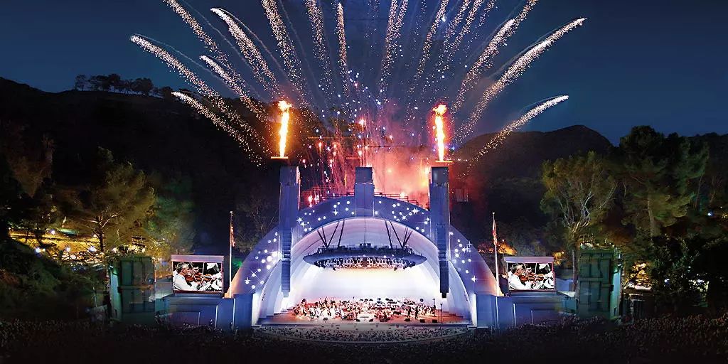 The Hollywood Bowl summer concerts near THEA residences in Downtown Los Angeles