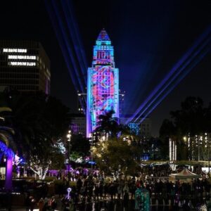 Grand Park’s NYELA Countdown to 2023 New Years Eve near THEA residences in Downtown Los Angeles