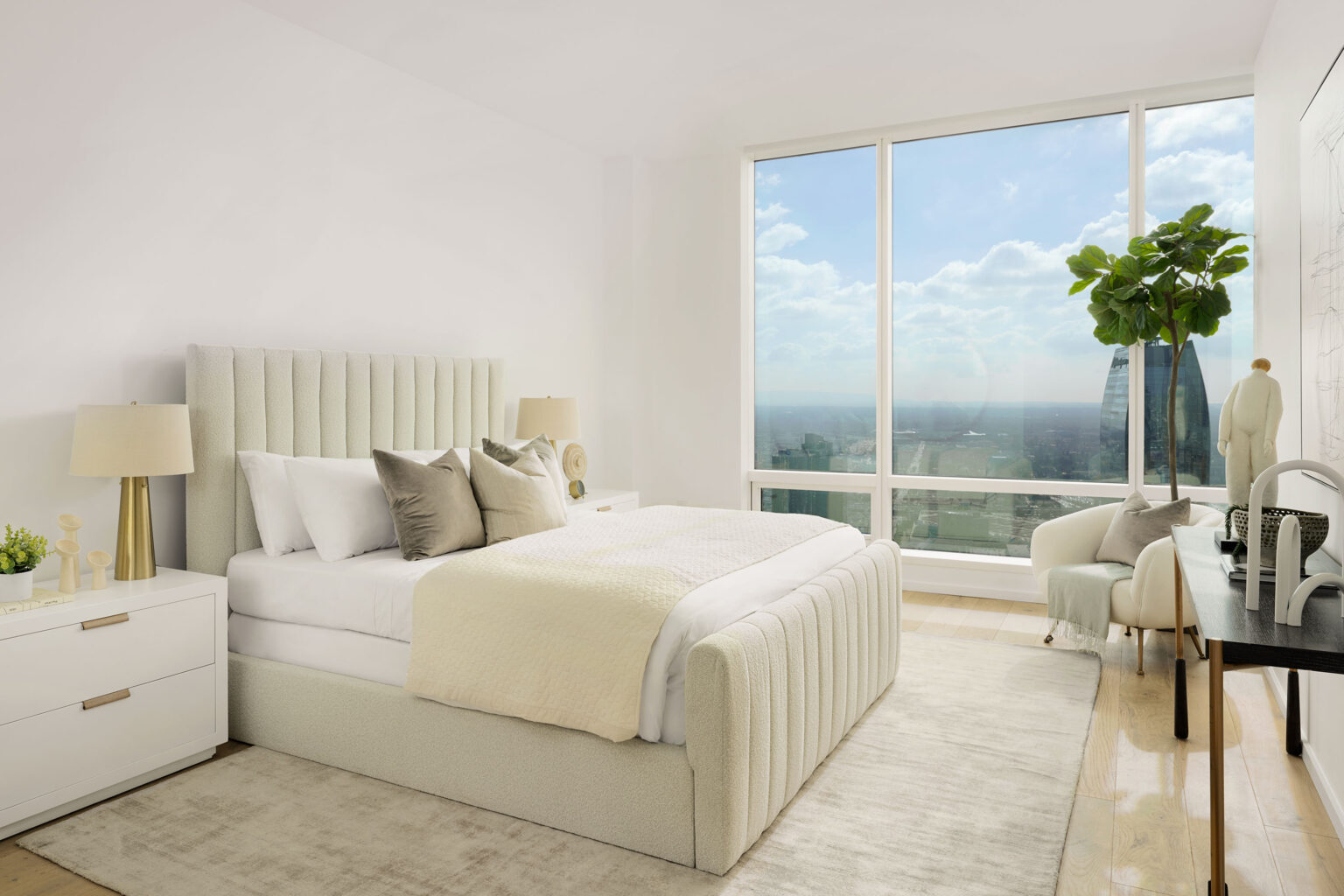 Illustration of Textured Painted Penthouse Views Adjacent Unit