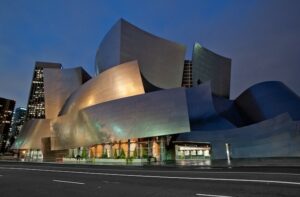 Walt Disney Concert Hall New Years Eve near THEA residences in Downtown Los Angeles