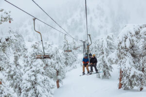 Mt. Baldy Resort skiing near THEA residences in Downtown Los Angeles