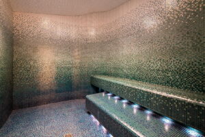 Steam Room at THEA residences in Downtown Los Angeles