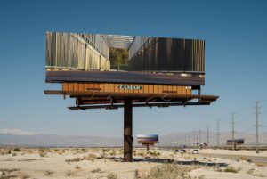 Desert X exhibition in the Coachella Valley near Palm Springs