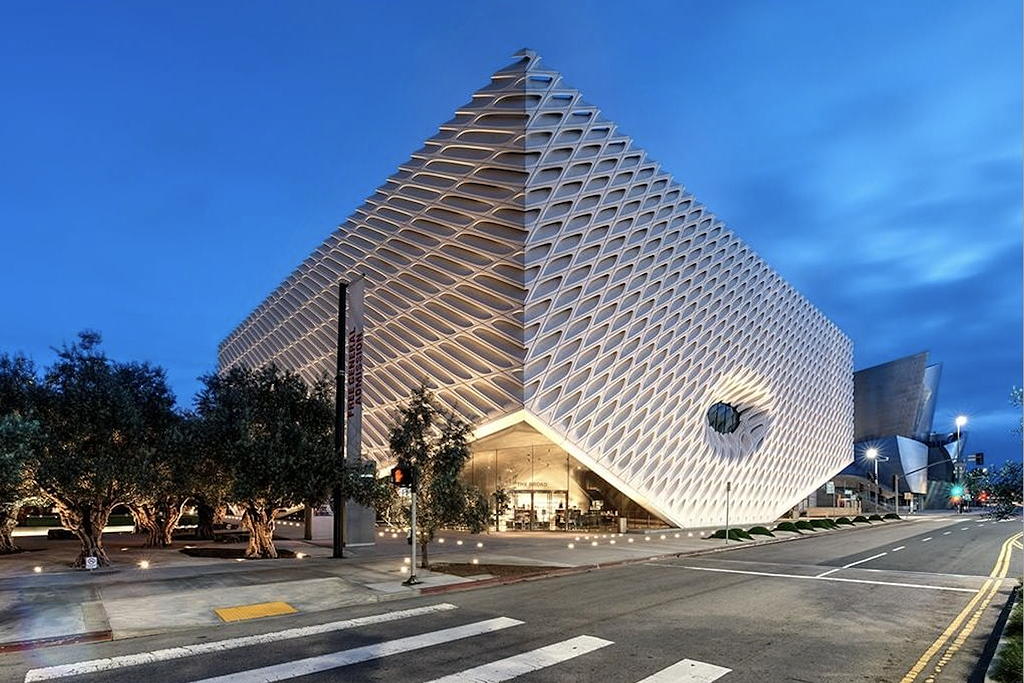 The Broad art museum near THEA residences in Downtown Los Angeles near THEA residences in Downtown Los Angeles