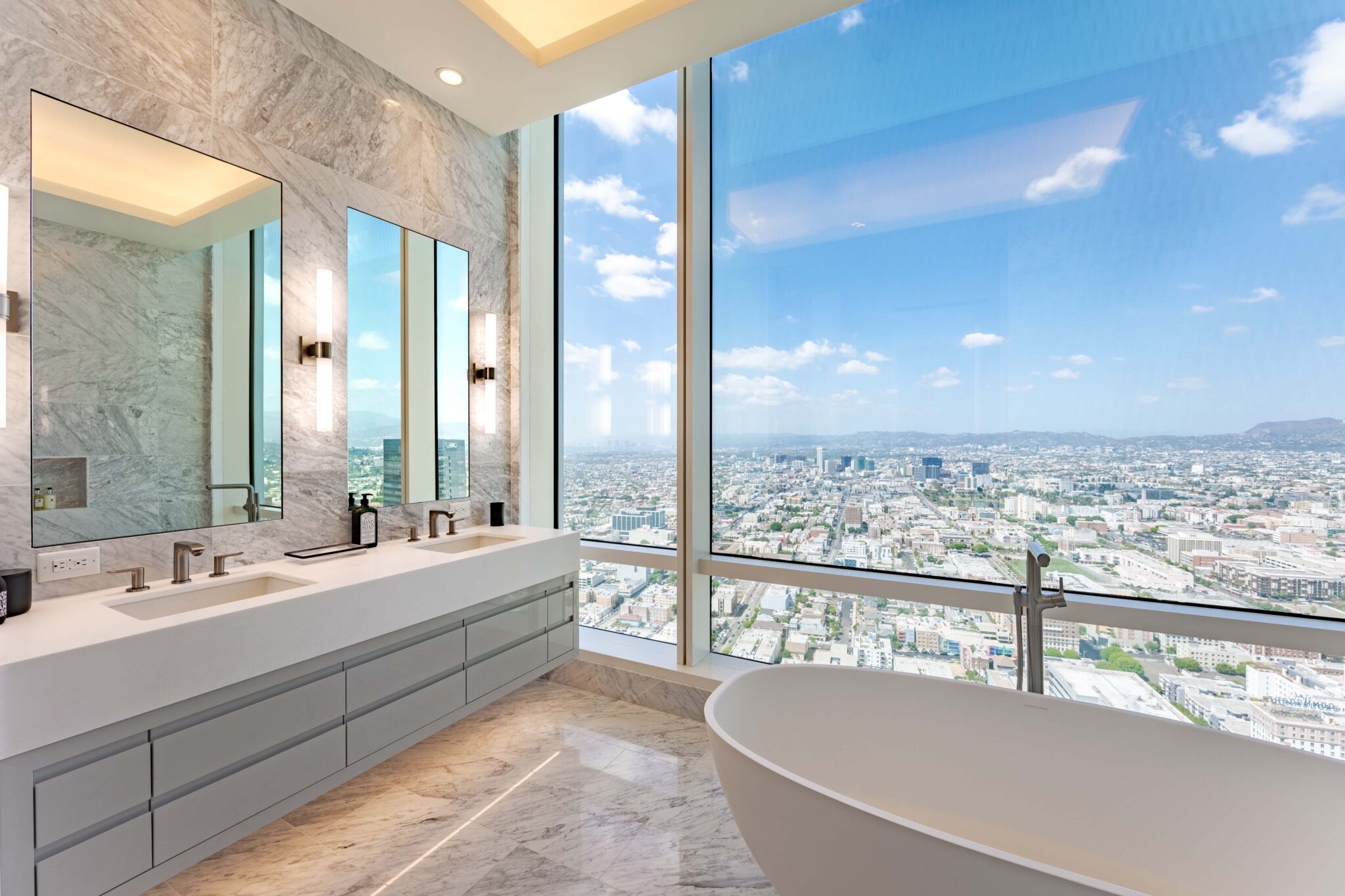 View of 46 Stunning Luxury Penthouse Designs with Sky-High Style
